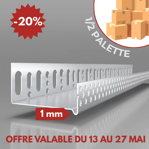 1/2 Palette : 180 rails de départ avec goutte d'eau largeur 140mm LO LIK00133